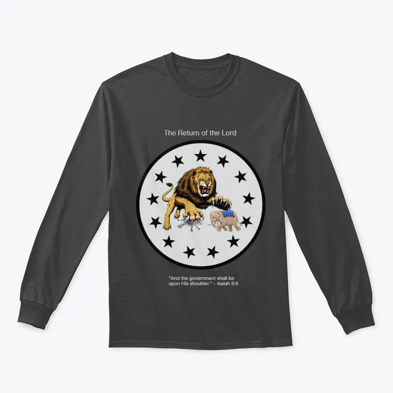 Return of the Lord, Lion of Judah shirts